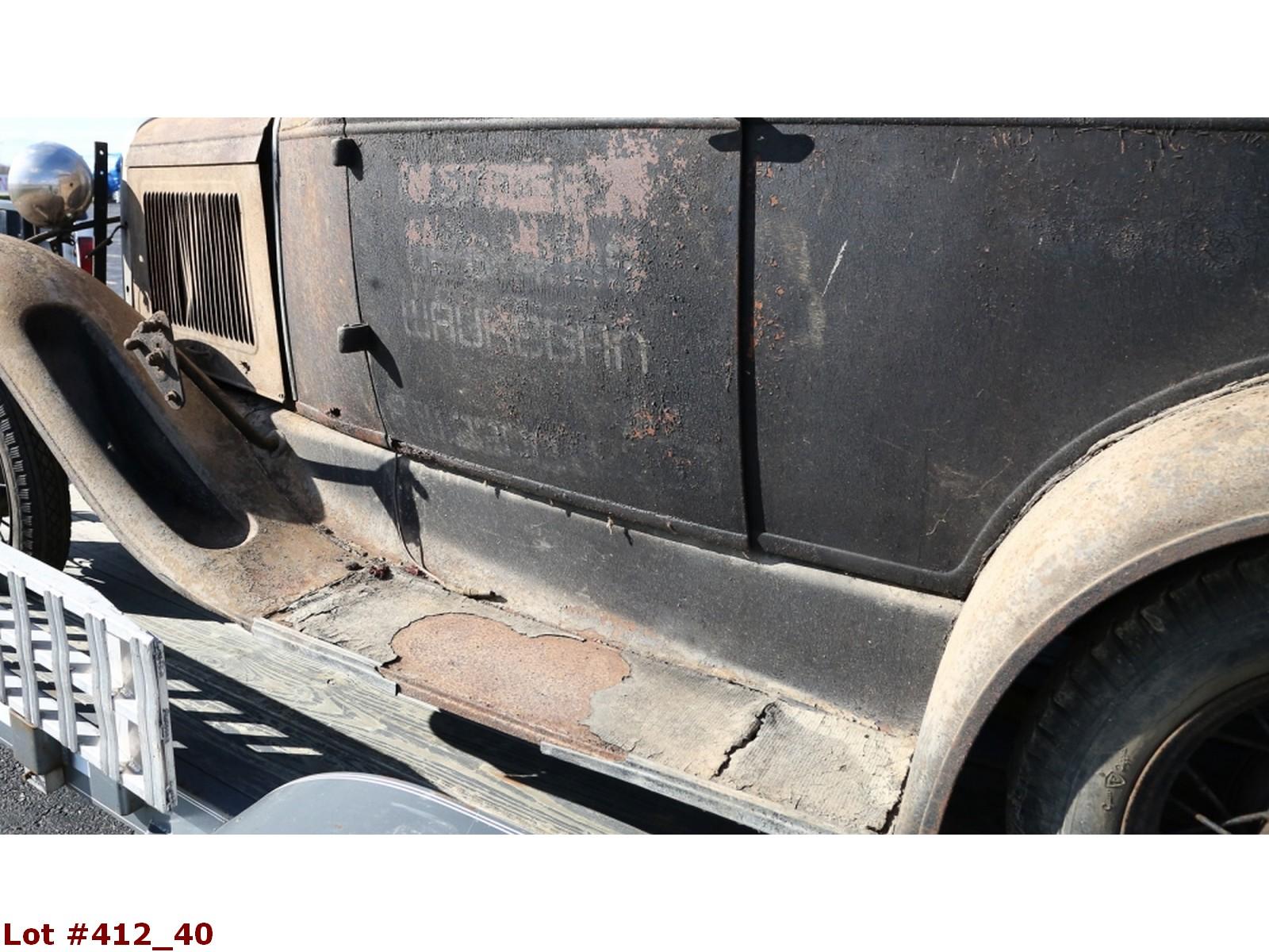 1931 Ford Delivery Sedan - Barn Find!
