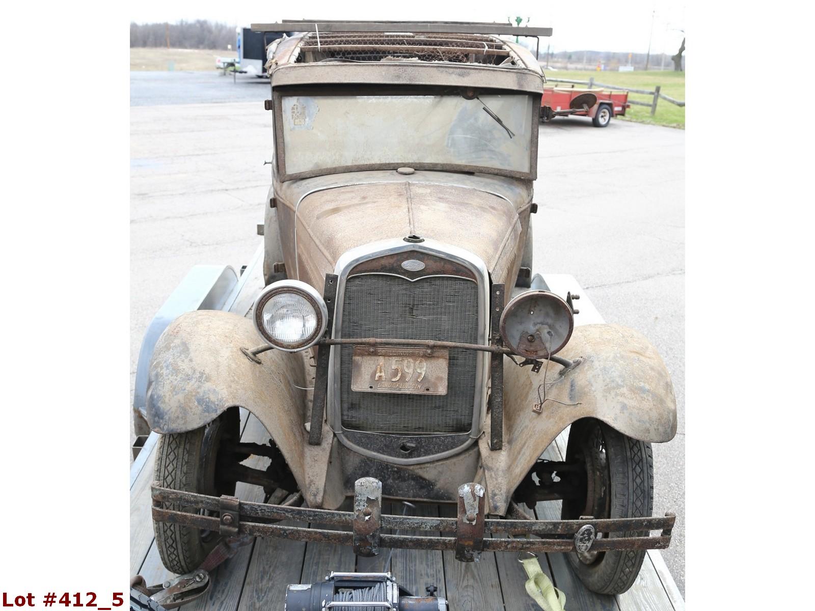 1931 Ford Delivery Sedan - Barn Find!