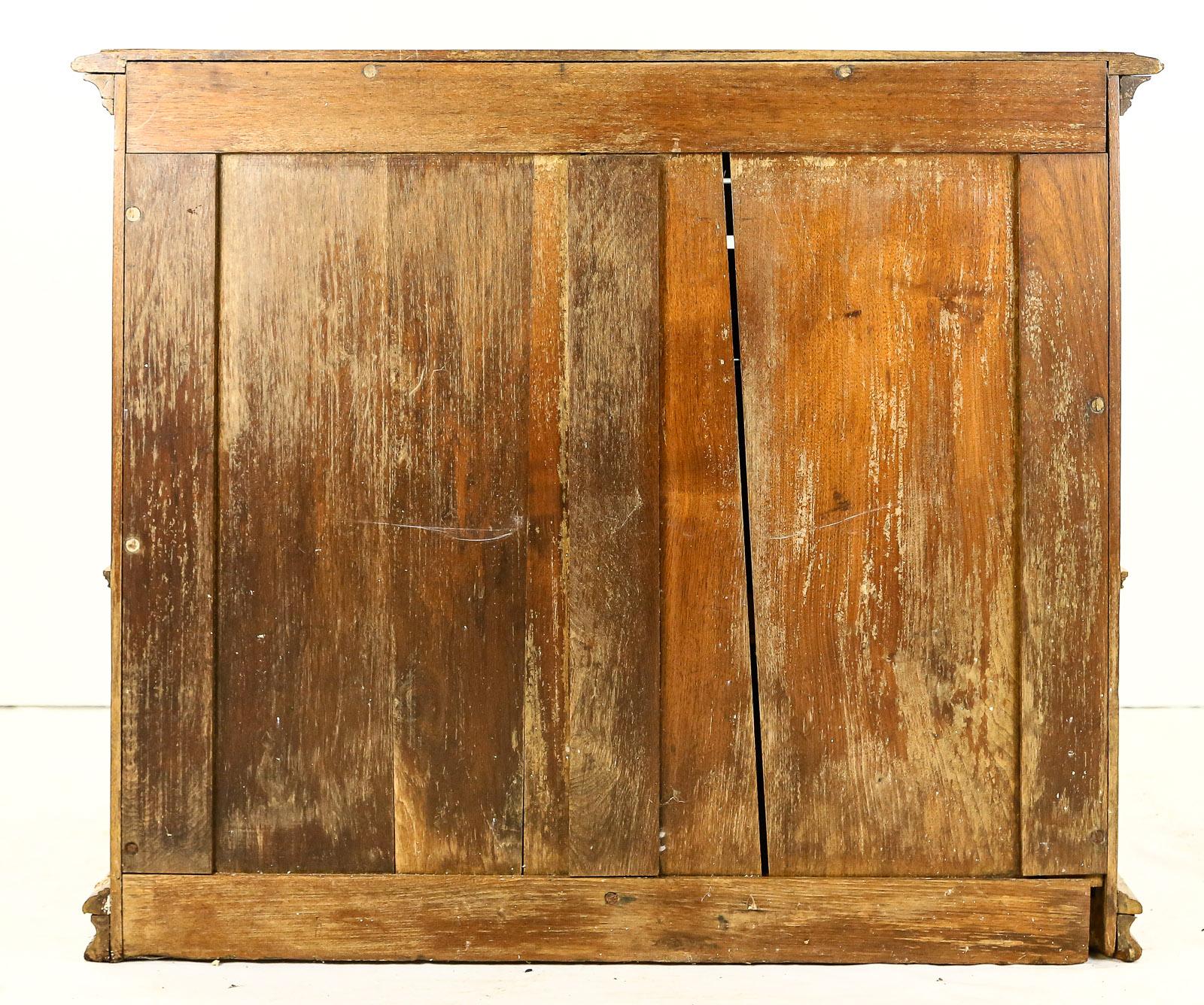 Vintage Wood Spool Cabinet