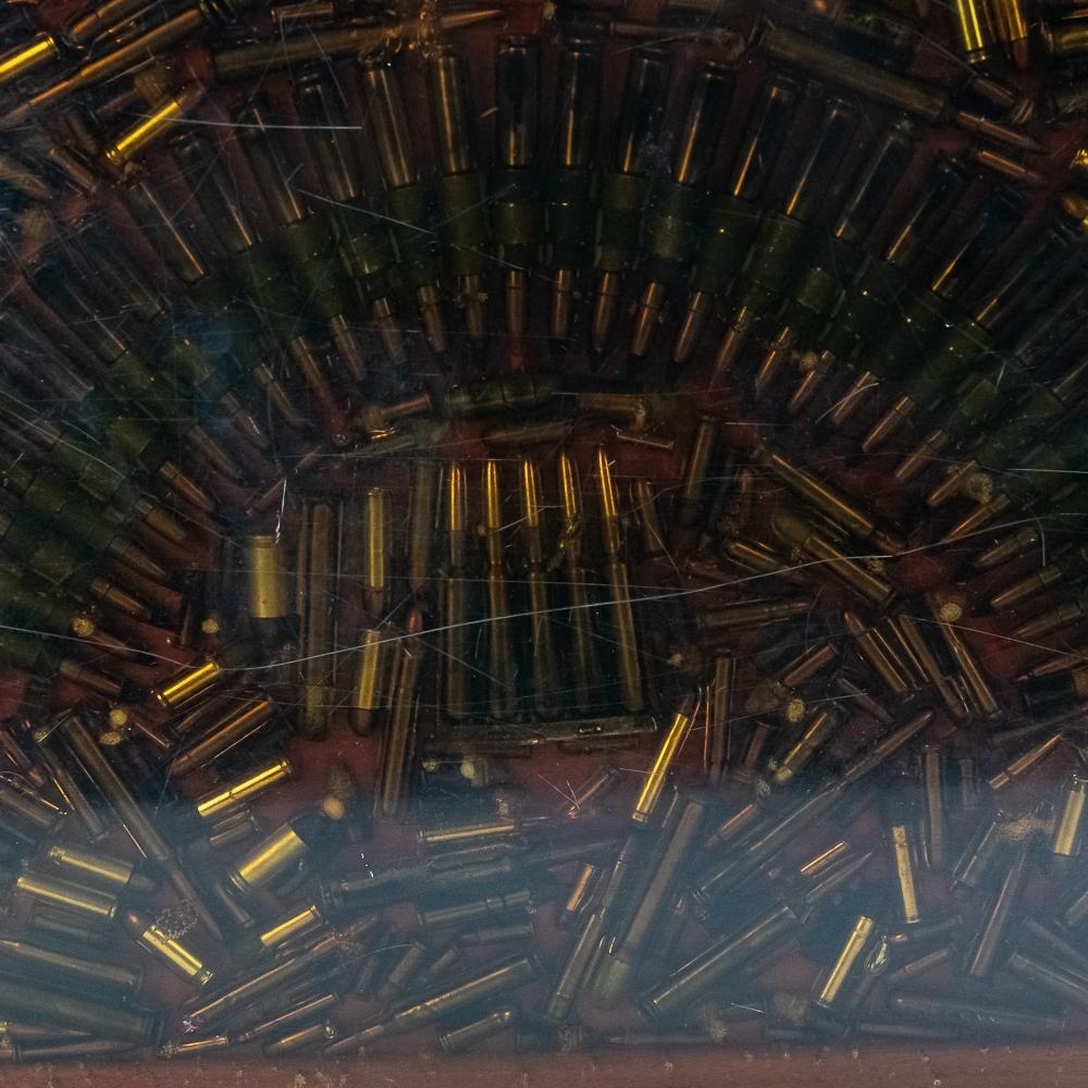 Firearm Cartridge Side Table