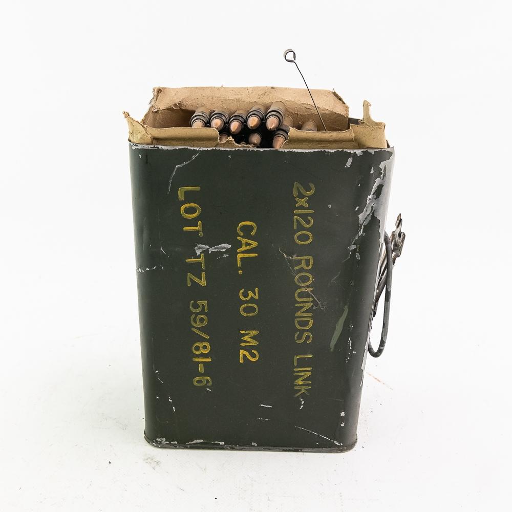 2x12rds Linked Cal .30 M2 Ammunition