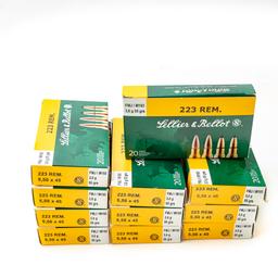 220rds S&B 5.56 55gr FMJ