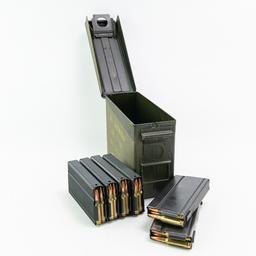 6x Loaded (120rdsx308) M1A Magazines