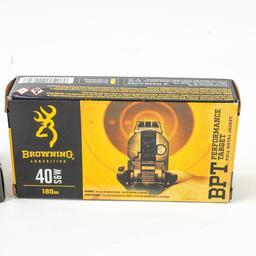 500rds .40S&W 180gr FMJ Ammo