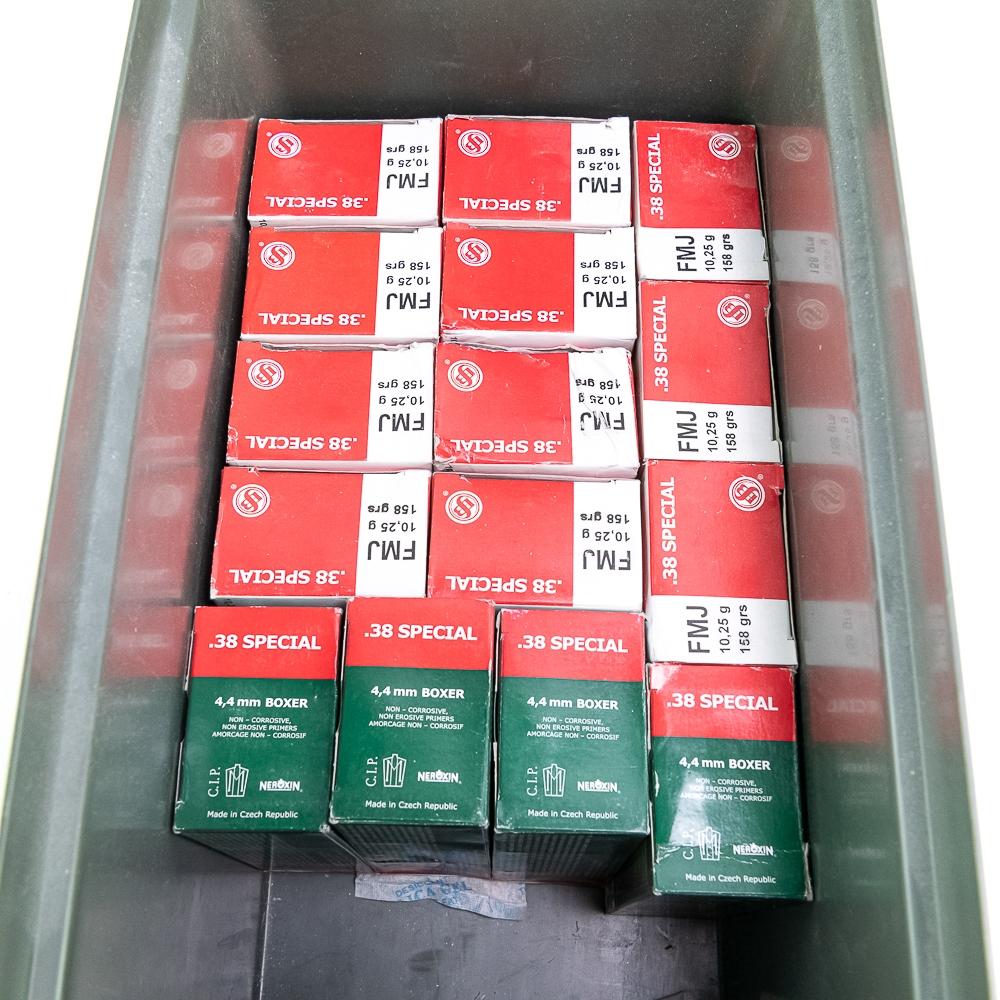 750rds 38spl & 137rds .357 Ammunition