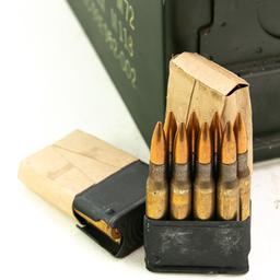 442rds of Military 30cal M2 Ammo in an Ammo Can