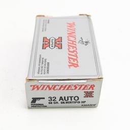 500rds PMC 32acp 71gr FMJ + 50rdWinchester HP Ammo