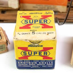 Various Empty Vintage Ammunition Boxes