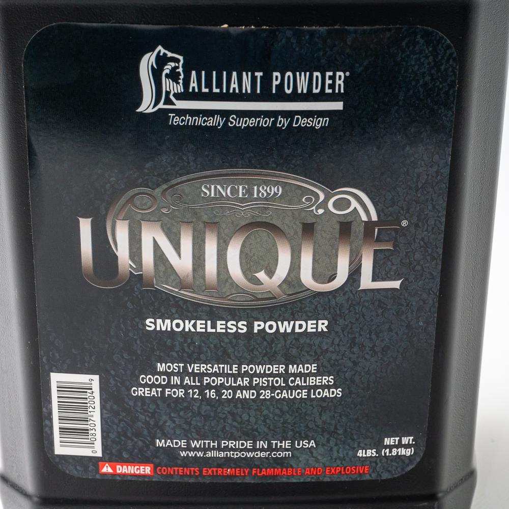 4lbs+- Alliant Powder Unique