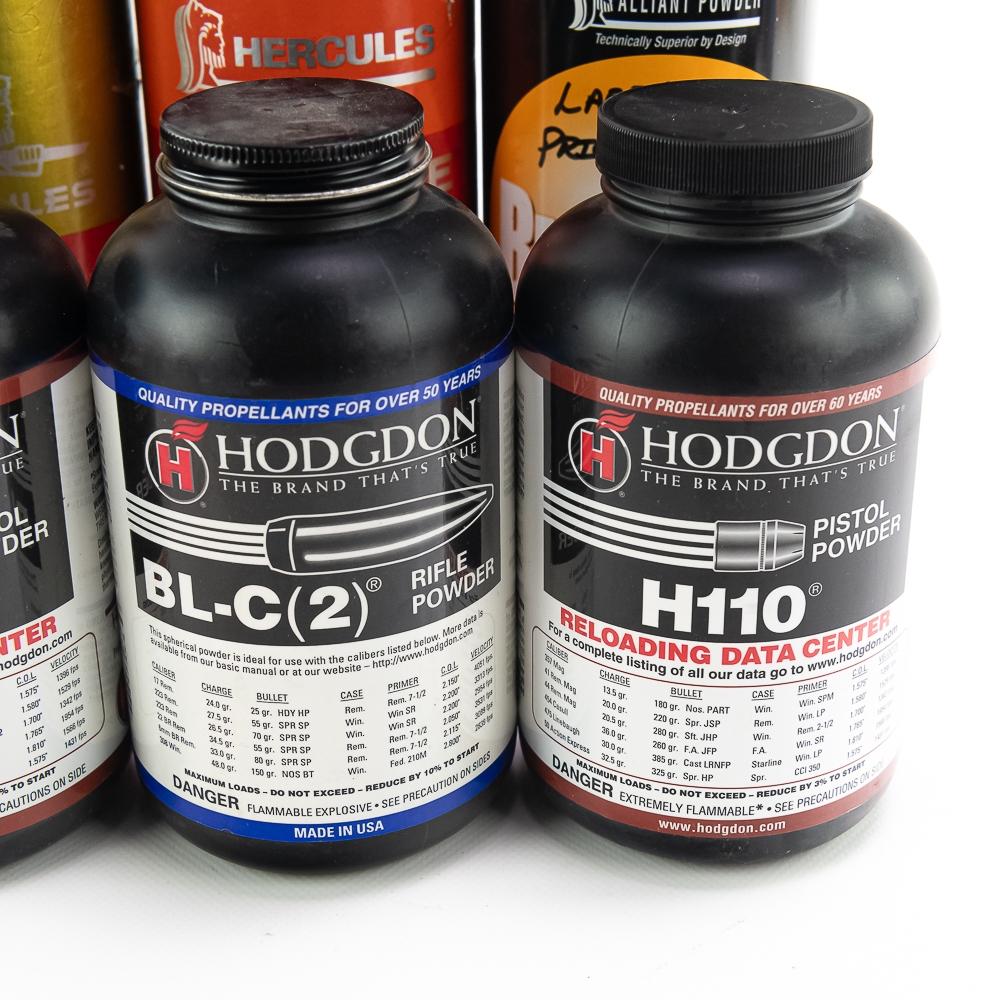 Hodgdon & Hercules Gun Powder