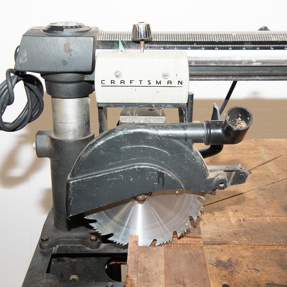 Vintage Craftsman Radial Arm Saw