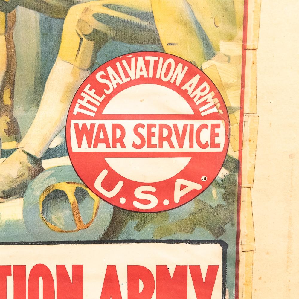 WWI US Poster Lot-Salvation Army, WSS Savings