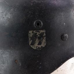 WWII German SS M40 Single Decal Helmet