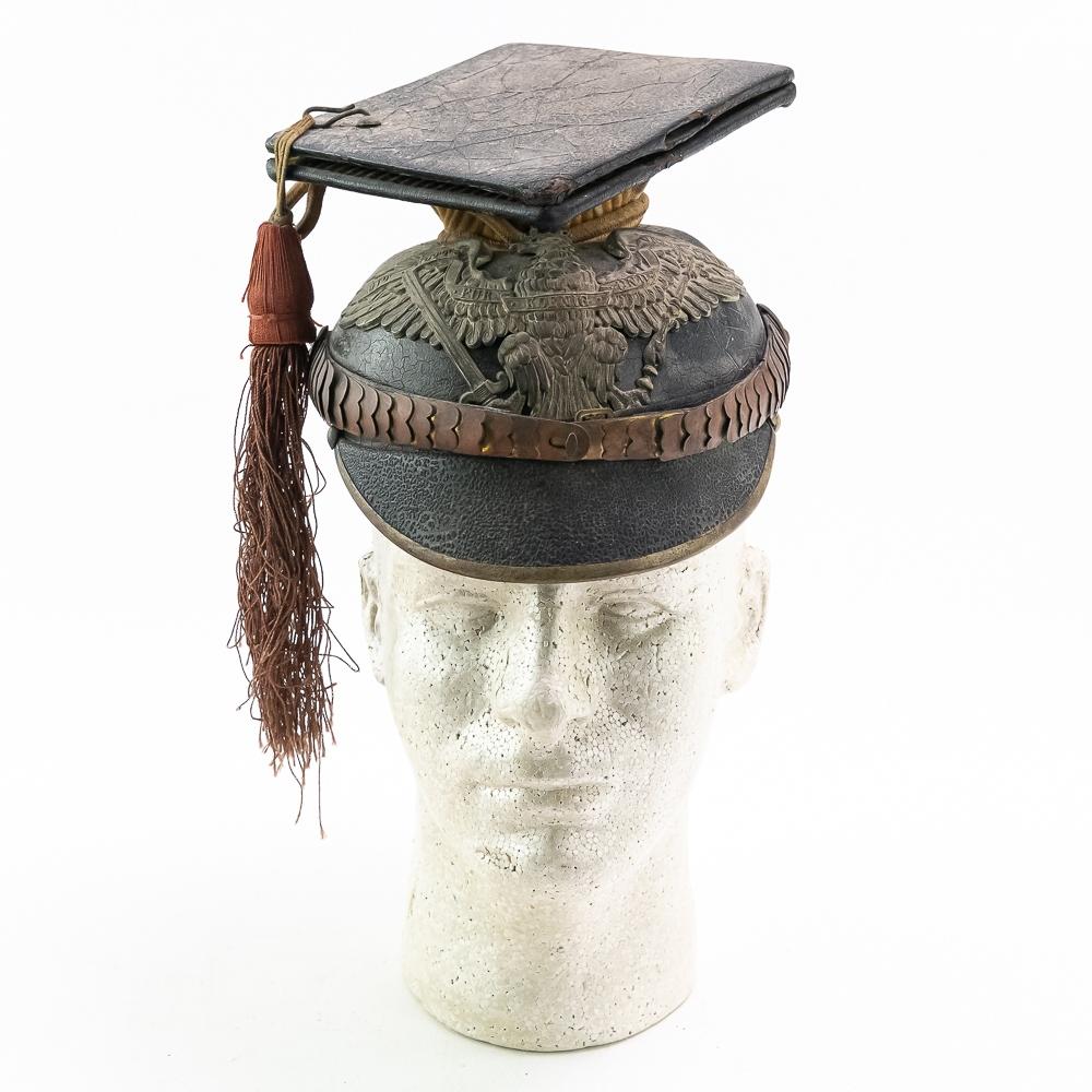 WWI German 7th Uhlan Officer Czapka Helmet