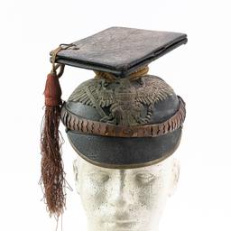 WWI German 7th Uhlan Officer Czapka Helmet