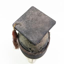 WWI German 7th Uhlan Officer Czapka Helmet