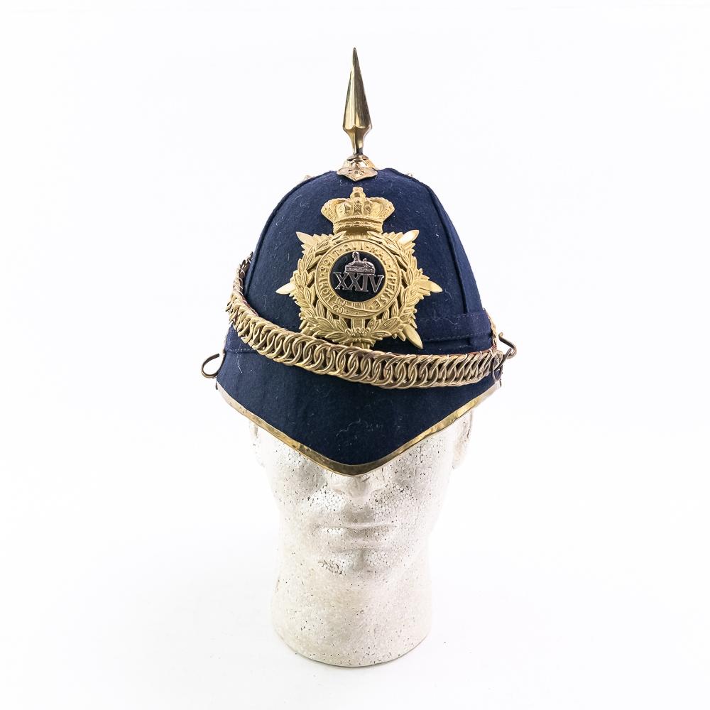 British 24th Of Foot Regiment Home Service Helmet