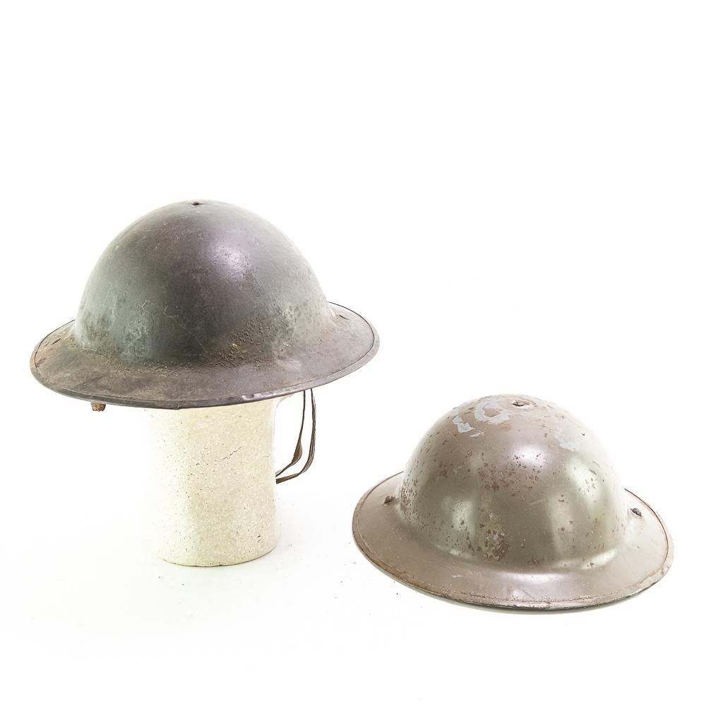 WWI WWII US British Helmet Lot-M1 7th Div. (4)