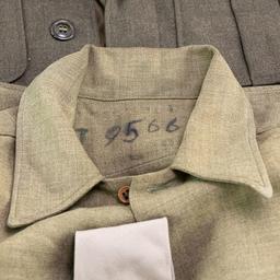 WWII US Army EM Ike Jacket Shirt Uniform Lot