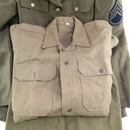 WWII US Army Enlisted Uniform Lot