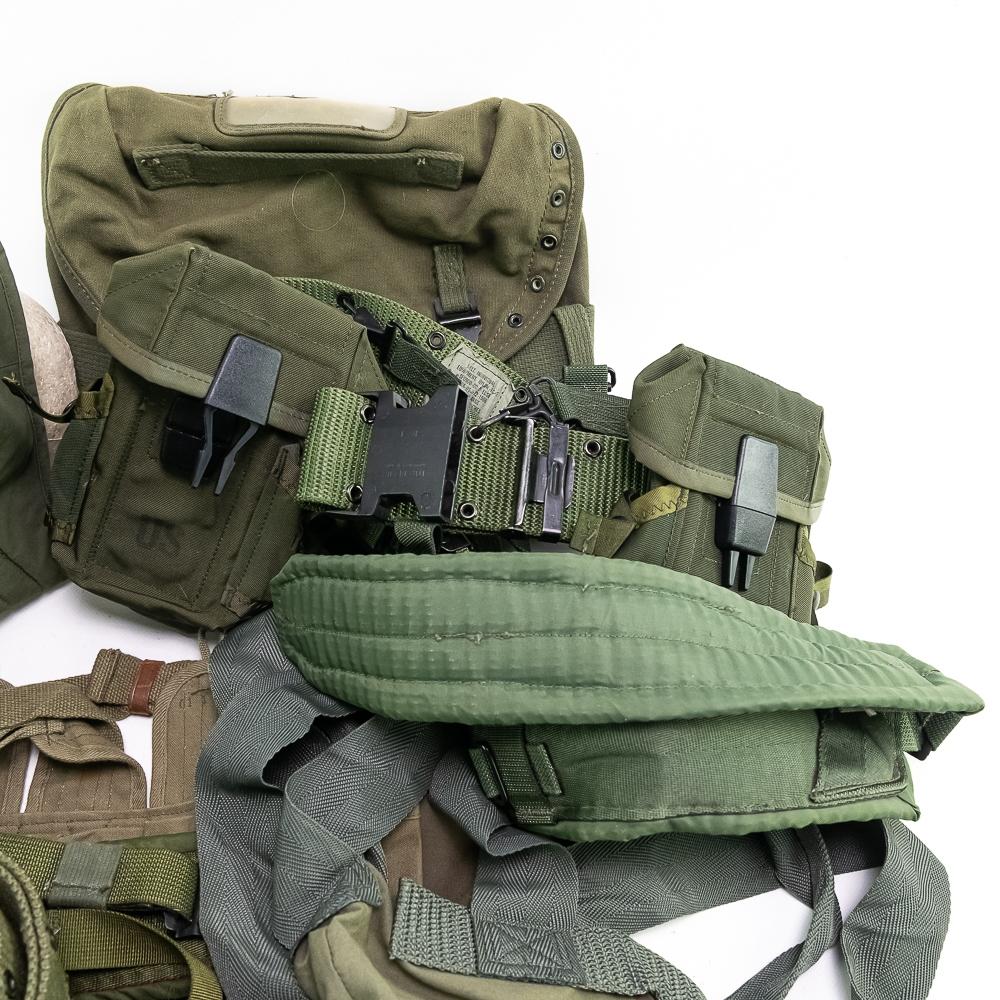 Huge US Army/Italian Police Field Gear Lot (40)