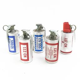 US Federal Tear Gas Blast Dispersion Grenade Lot