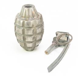 WWII US Early MKII Practice Grenade?- WS Marked