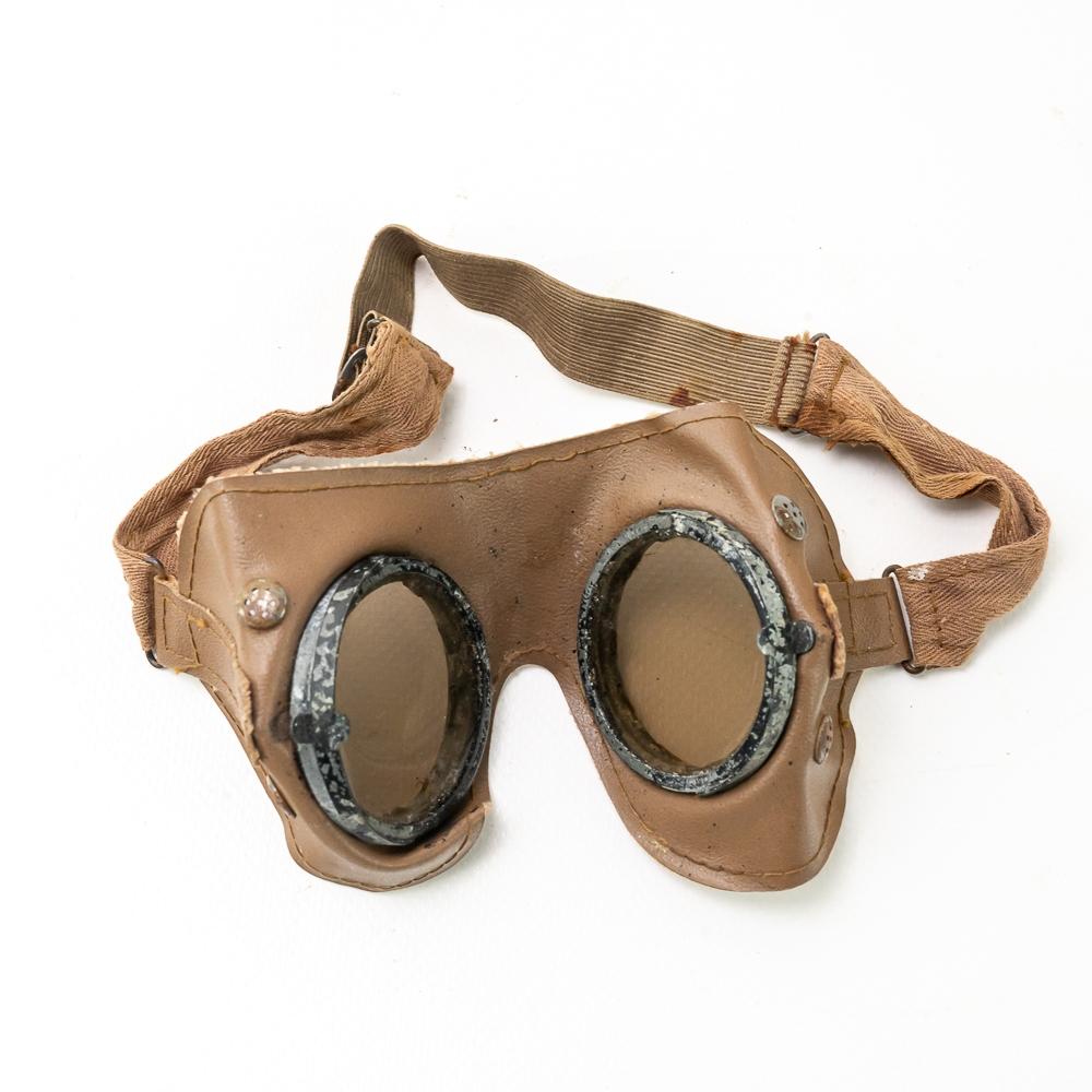 WWII German Afrika Korps Motorcycle Dust Goggles