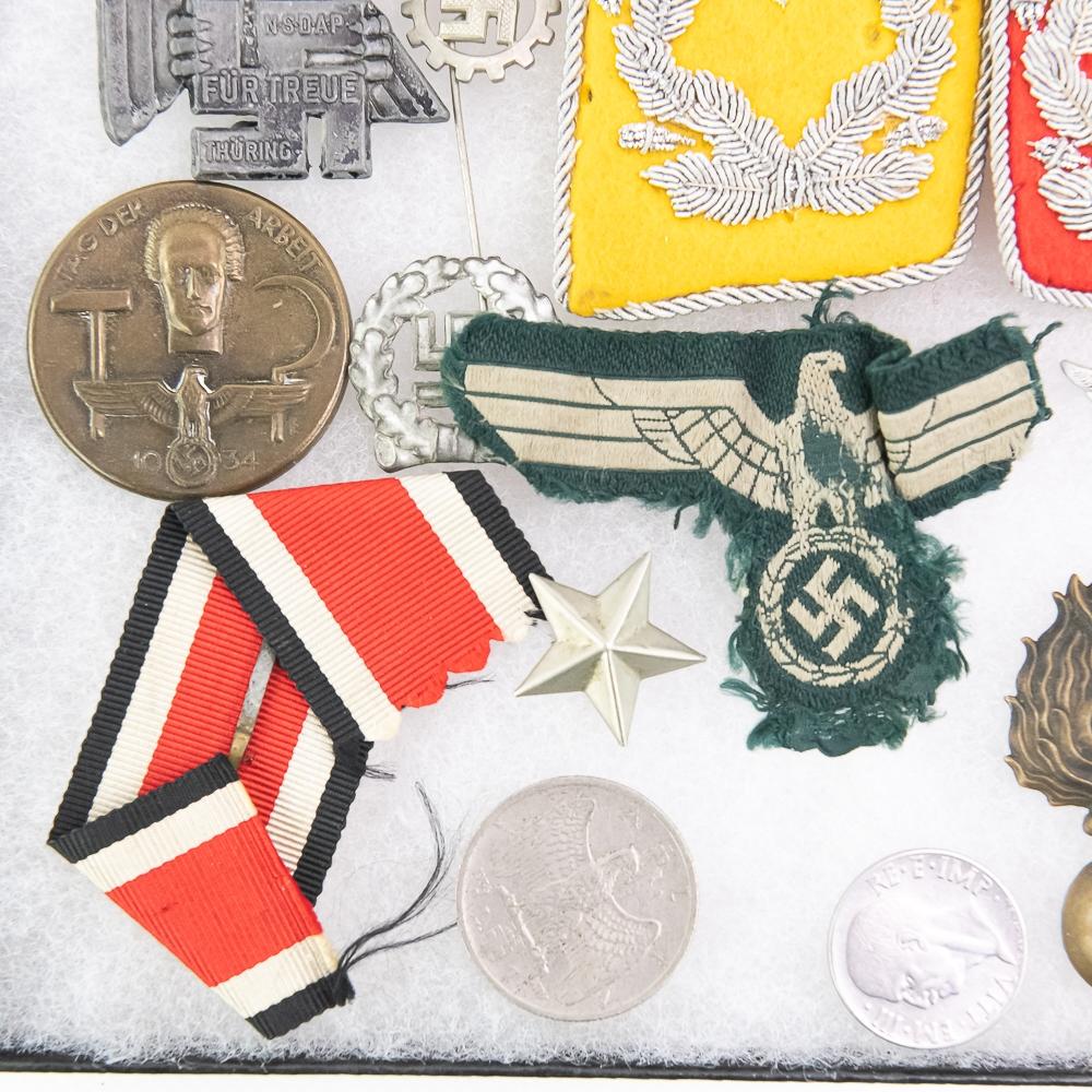 WWII "Bring Back" German Italian Pin Badge Lot