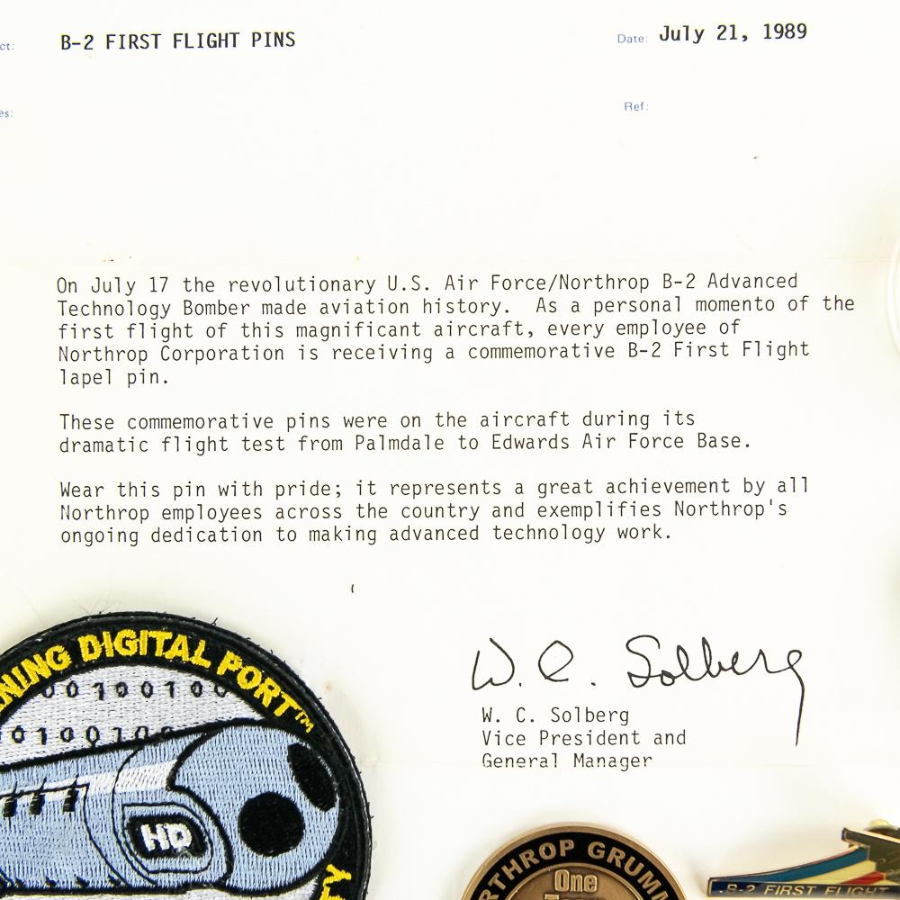 Rare Grumman/Boeing B-2 Employee Souvenirs