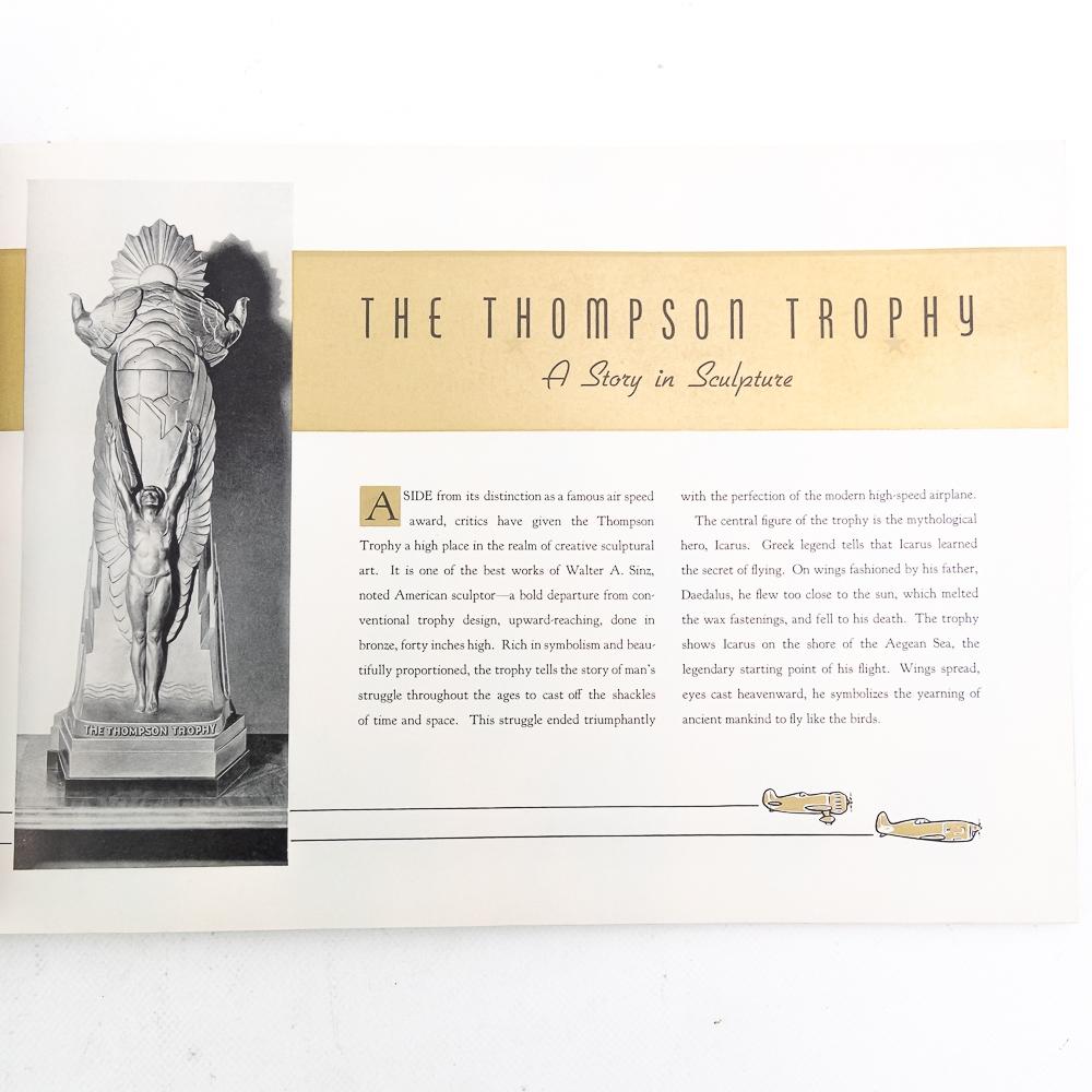 Thompson Trophy Commemorative Booklet & Brochure