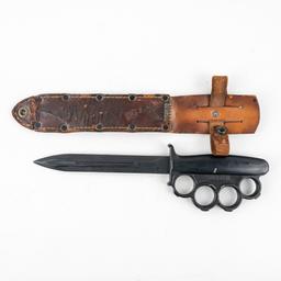 WWII US Everitt Knuckle Knife 2nd Model