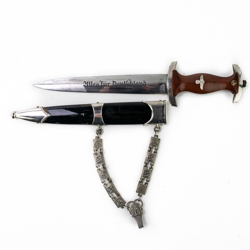 WWII German NSKK EM Dagger-Post War Chained