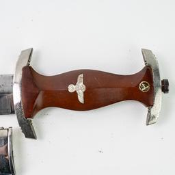 WWII German NSKK EM Dagger-Post War Chained