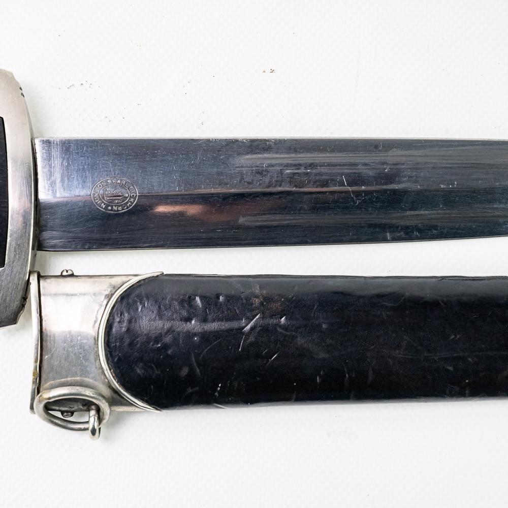 WWII German SS Parts Dagger W/Leather Wrapped Scab