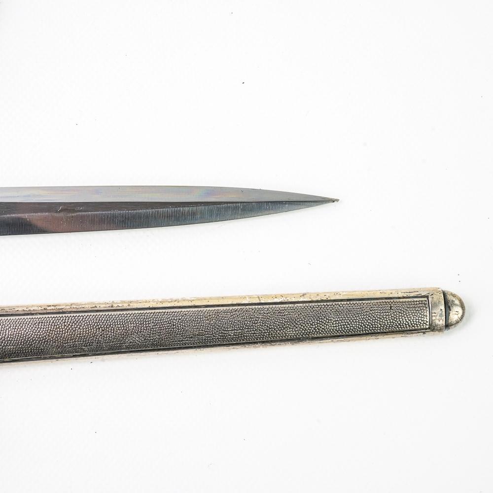 WWII German Army Officer Dagger W/Hangers-Holler