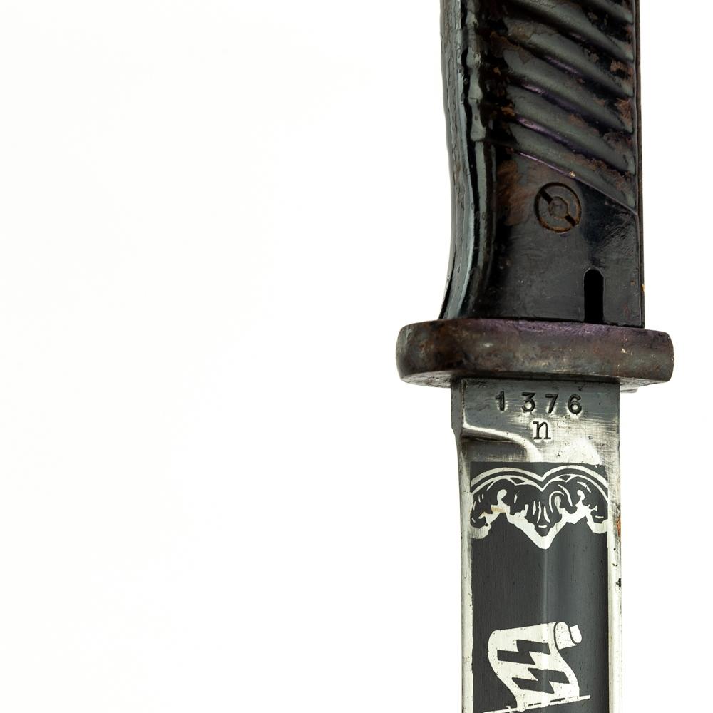 WWII German K98 Bayonet-Modern SS Panzer Etching