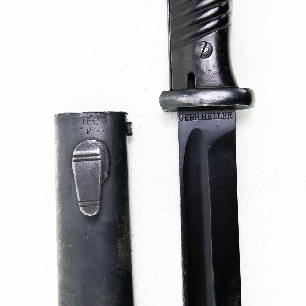 WWII German K98 Bayonet-1939 Gebr. Heller