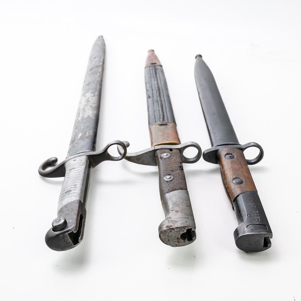 Export Bayonet Lot (3) German Belgian Argentine