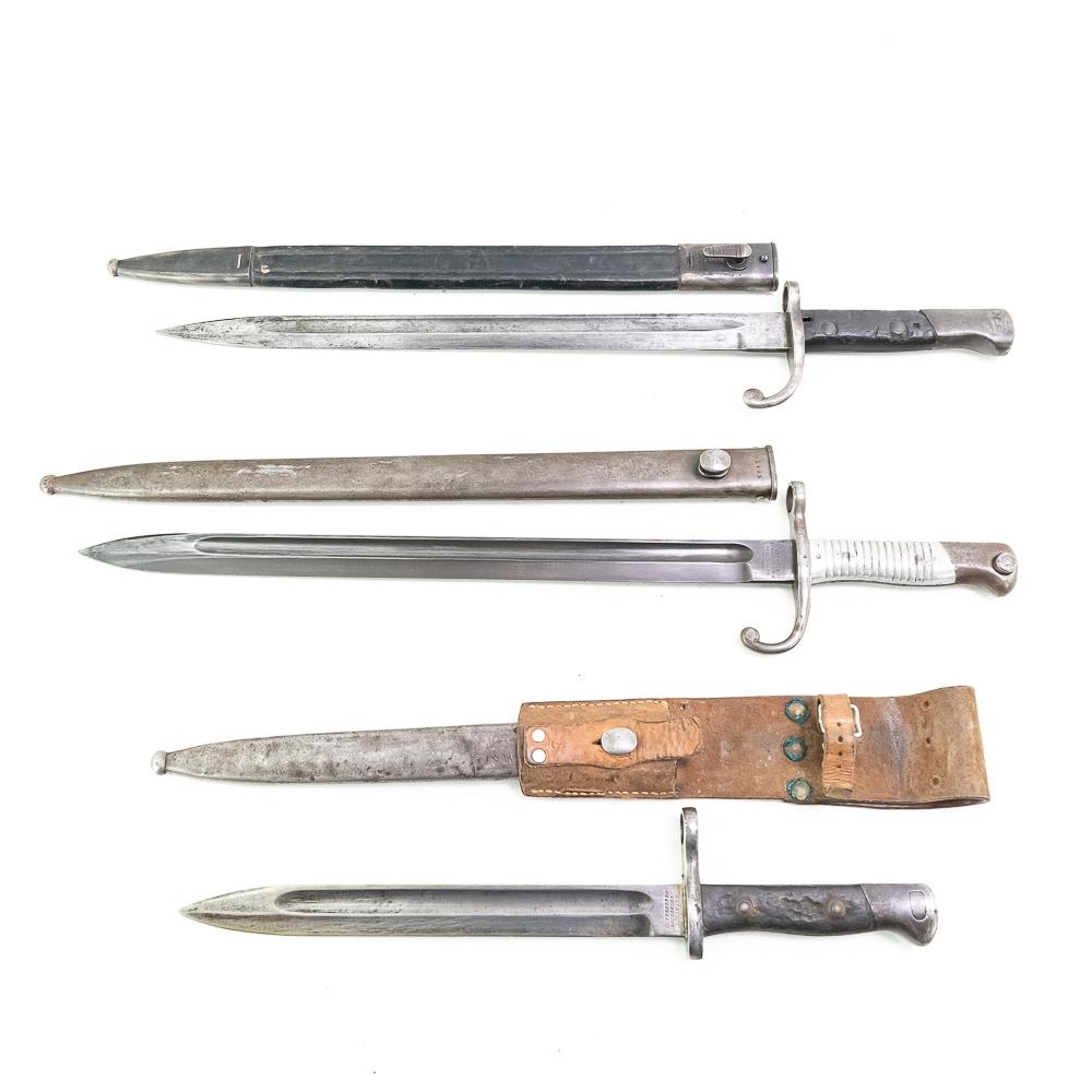 Chile Argentina Brazil Export Bayonet Lot (3)