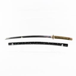 WWII Japanese Army Officer Samurai Sword-Signed