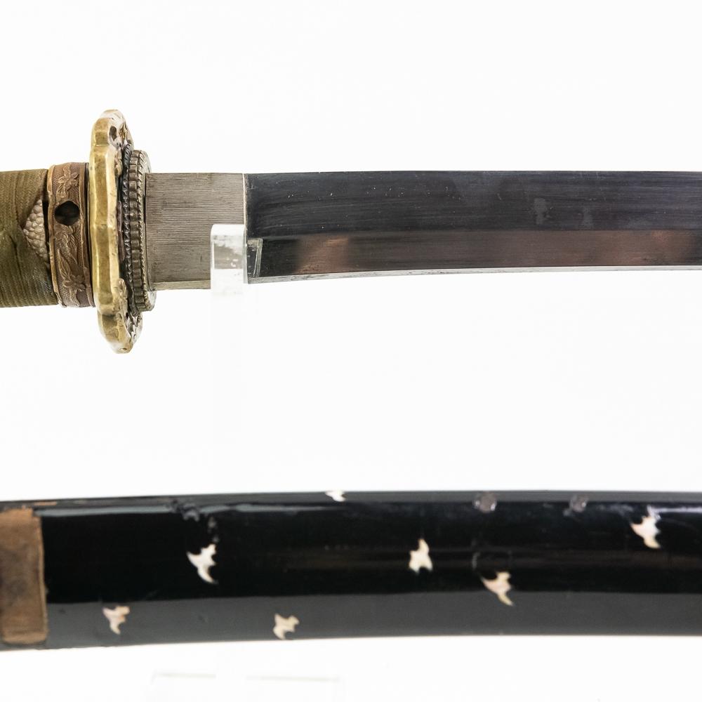 WWII Japanese Army Officer Samurai Sword-Signed