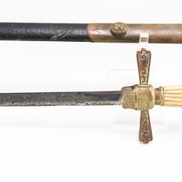 Old US Militia Royal Arch Masonic Sword-HTWSSTKS