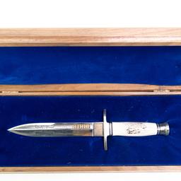 Buck 100th Anniversary Geronimo Peace Dagger Knife