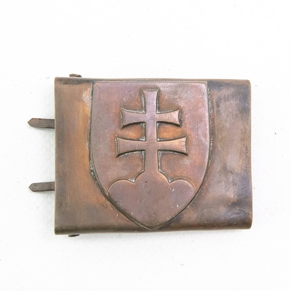 WWII Slovakian First Republic Army Belt Buckle