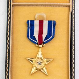 WWI US 33rd Division 122nd FA Officer Silver Star