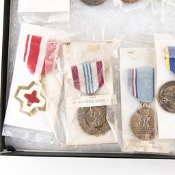 US Army Navy USMC USAF USMM Medal Lot (30)