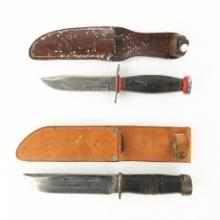 WWII Cattaraugus 2250 -Schrade-Walden Knife Lot