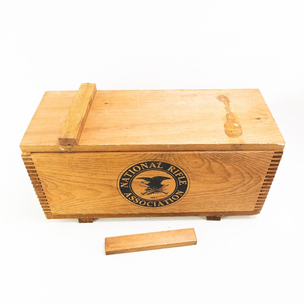 Gun Cases Bowie Knife and NRA Cleaning Tote Crate