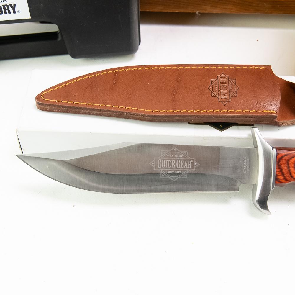 Gun Cases Bowie Knife and NRA Cleaning Tote Crate